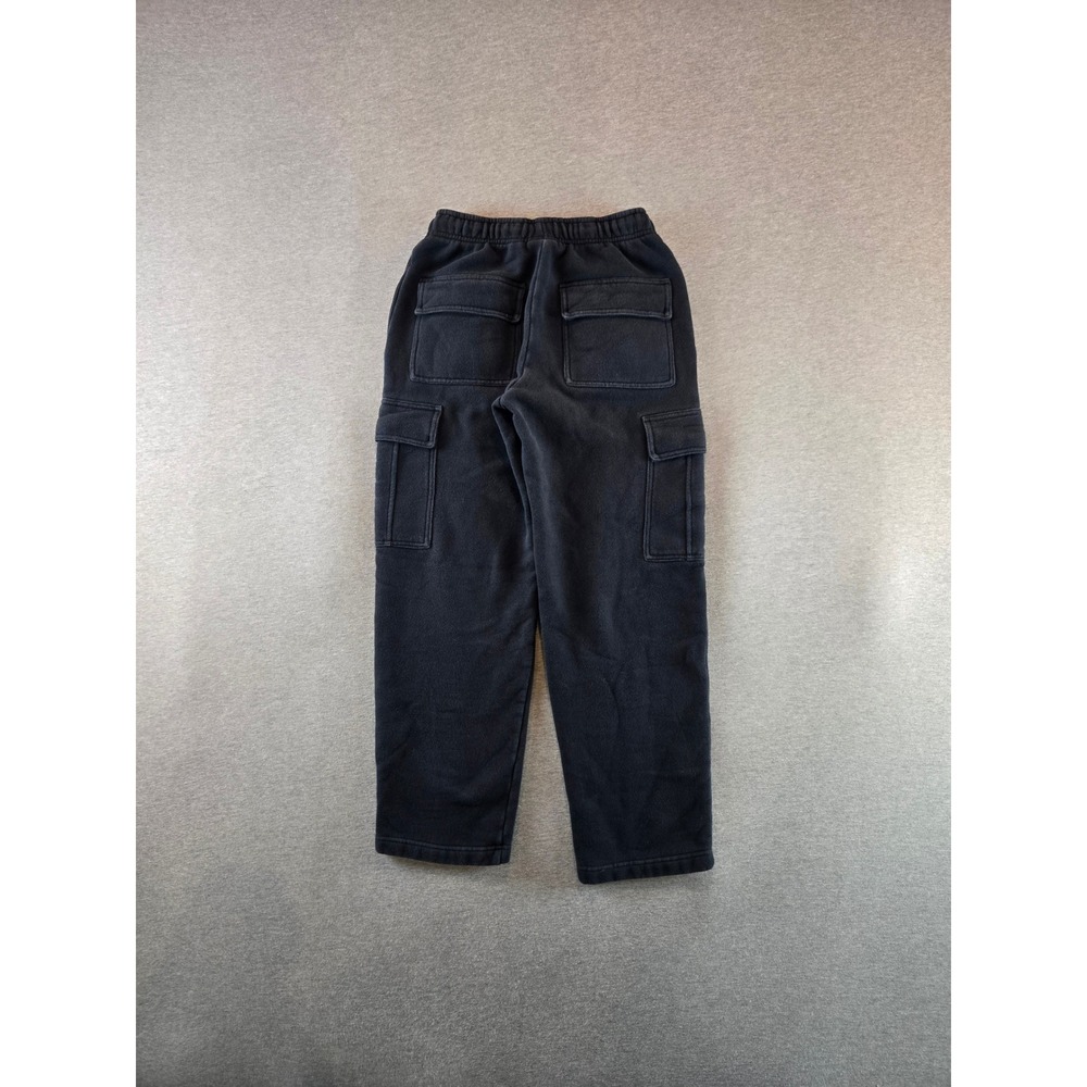 TNA Cargo Sweatpants Womens 2XS Black Cozy Fleece Mega Fit Aritzia Joggers